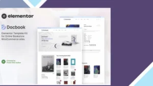 Docbook - Online Bookstore WooCommerce Elementor Template Kit
