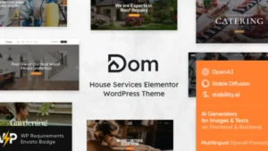 Dom - House Services Elementor WordPress Theme