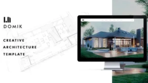 Domik Creative Responsive Architecture WordPress Theme