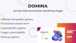 Domina - Domain For Sale and Auction Plugin