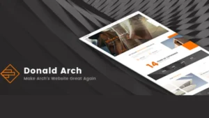 Donald Arch Creative Architecture WordPress Theme