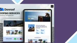 Donroof - Roofing Services Elementor Template Kit