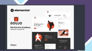 Doujo - Martial Arts Academy Elementor Template Kit