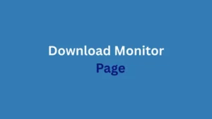 Download Monitor Page