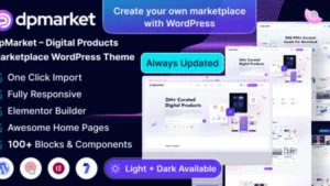 DpMarket - Digital Marketplace Multi-Vendor WooCommerce Theme