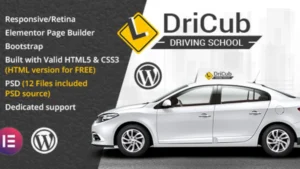 DriCub - Driving School WordPress Theme