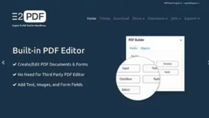 E2Pdf - Export To Pdf Tool for WordPress