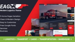 Eagle - Logistics and Transportation WordPress Theme