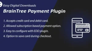 Easy Digital Downloads Braintree Addon