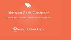 Easy Digital Downloads Discount Code Generator