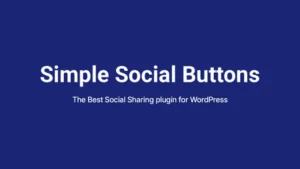 Easy Social Share Buttons for WordPress