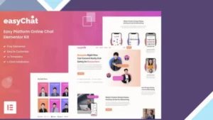 EasyChat - Online App Startup Elementor Template Kit