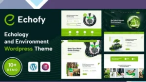 Echofy - Environment, Ecology and Solar Renewable Energy WordPress Theme