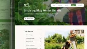 EcoScape - Gardening and Landscape Elementor Pro Template Kit