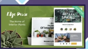 Edge Decor - A Modern Gardening and Landscaping WordPress Theme