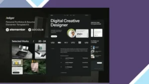 Edger - Personal Portfolios and Resume Elementor Template Kit