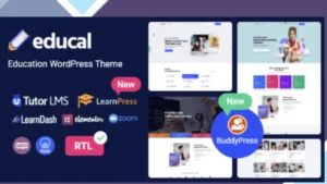 Educal - Online Courses and Education WordPress Theme