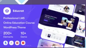 Educrat - Online Course Education WordPress Theme