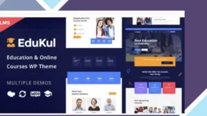 Edukul - Online Courses WordPress Theme