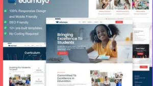 Edumaya - Homeschool Elementor Template Kit