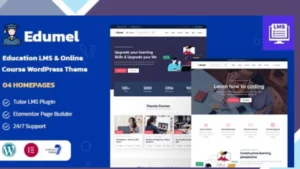 Edumel - Education LMS WordPress Theme