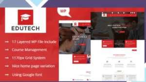 Edutech - Education WordPress Theme