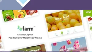 eFarm - A Multipurpose Food and Farm WordPress Theme