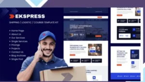 Ekspress - Logistic Shipping and Courier Template Kit