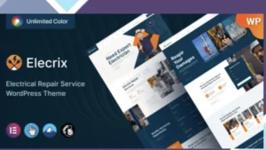 Elecrix - Electrical Repair Services WordPress Theme