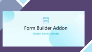Elementor Form Builder for MEC