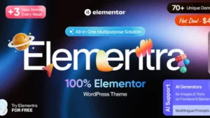 Elementra - 100% Elementor WordPress Theme