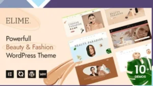 Elime - Multipurpose Cosmetics and Fashion WordPress Theme