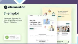 Emploi - Human Resources and Recruitment Agency Elementor Template Kit