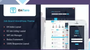 Entaro - Job Portal WordPress Theme