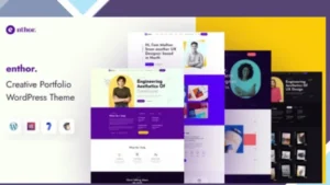 Enthor - Creative Portfolio WordPress Theme