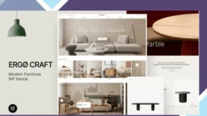 ErgoCraft - Furniture Shop WordPress Theme