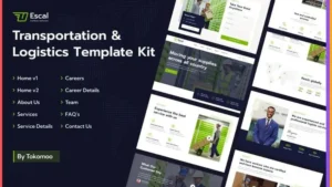 Escal - Transportation & Logistics Elementor Template Kit