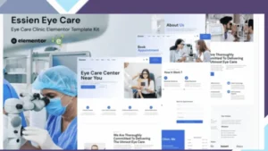 Essien - Eye Care Clinic Elementor Template Kit