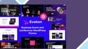 Evaton - Event Conference and Meetup WordPress Theme
