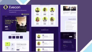 Evecon - Event and Conference Elementor Template Kit