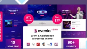 Evenio - Event Conference WordPress Theme