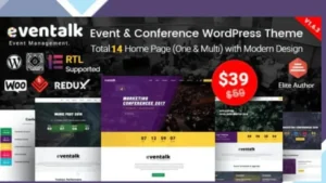 EvenTalk Event Conference Theme