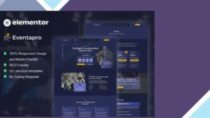 Eventapro - Event and Conference Elementor Pro Template Kit