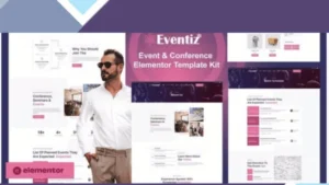 Eventiz - Event and Conference Elementor Pro Template Kit