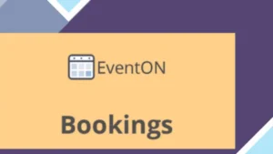 EventOn Bookings