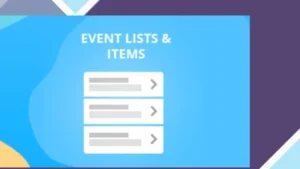EventOn Lists and Items