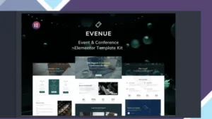 Evenue - Event and Conference Elementor Template Kit