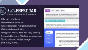 Everest Tab Responsive Tab Plugin