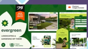 EverGreen - Landscaping Gardening WordPress Theme
