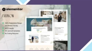 EverVow - Wedding and Event Planner Elementor Pro Template Kit
